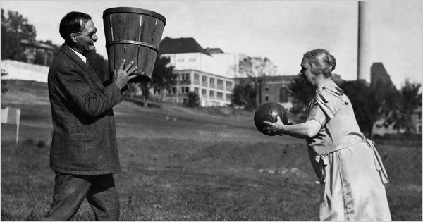 Le tout premier match de basket en 1891.