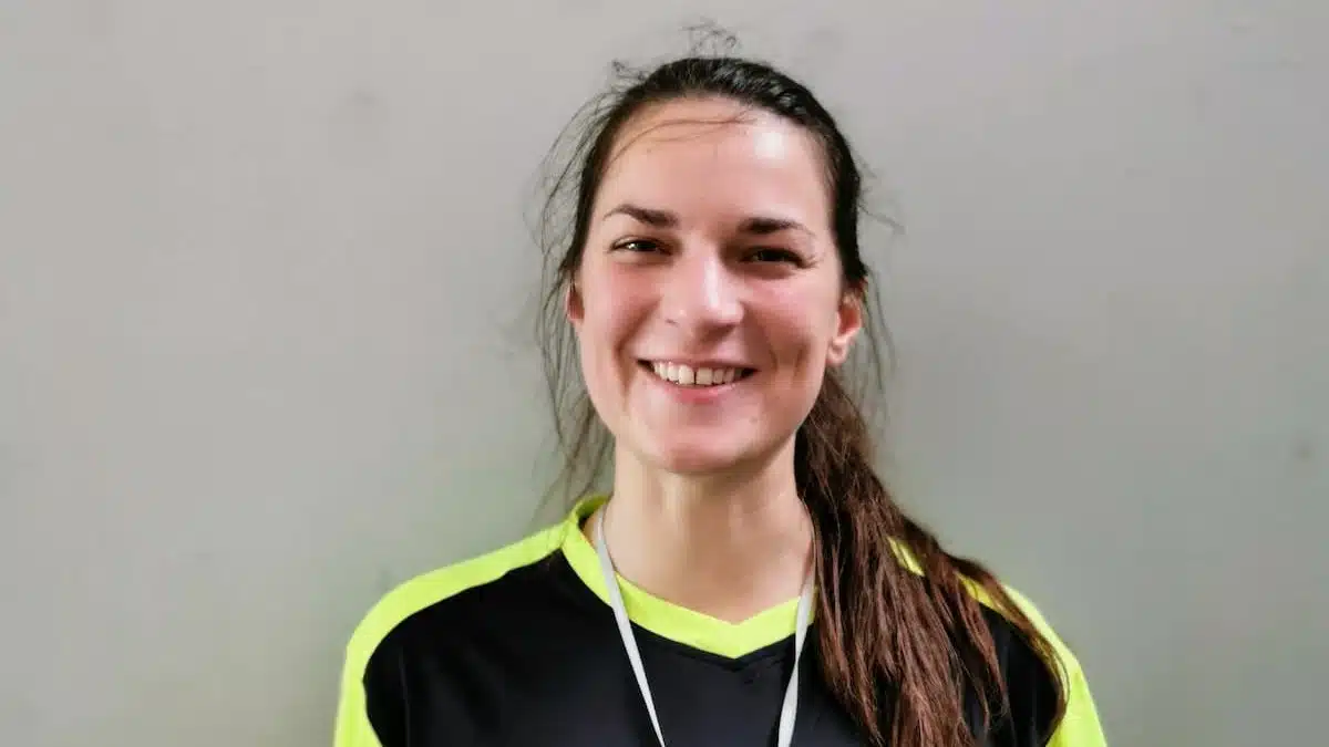 Premiers coups de sifflets pour notre arbitre officielle