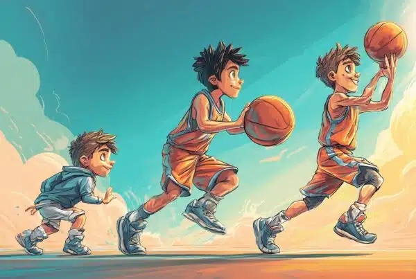 Quels sont les bienfaits du basket sur la santé et le bien-être d'un jeune garçon ?