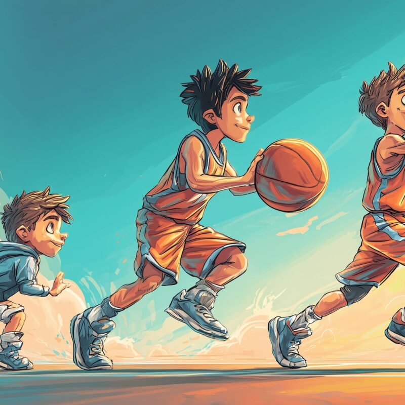 Quels sont les bienfaits du basket sur la santé et le bien-être d'un jeune garçon ?